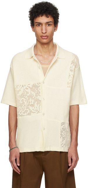 Drôle De Monsieur Off-White 'La Chemise Patchwork' Shirt