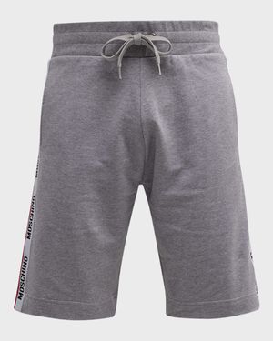 Men's Sweat Shorts with Side Taping