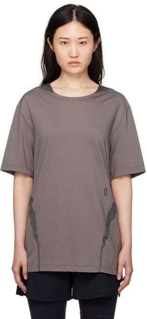 POST ARCHIVE FACTION (PAF) T-shirt mauve édition ON - 7.0