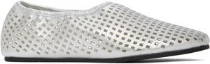St. Agni Ballerines argentées à perforations