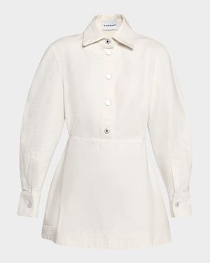 Denim Mini Shirtdress