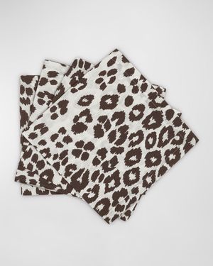Iconic Leopard Napkins, Set of 4
