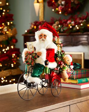 17" Lighted Biking Through Christmas