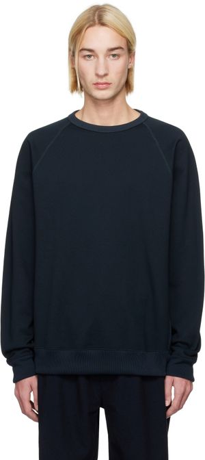 nanamica Navy Crew Neck Sweatshirt