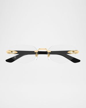 Cat-Eye Metal Optical Frames