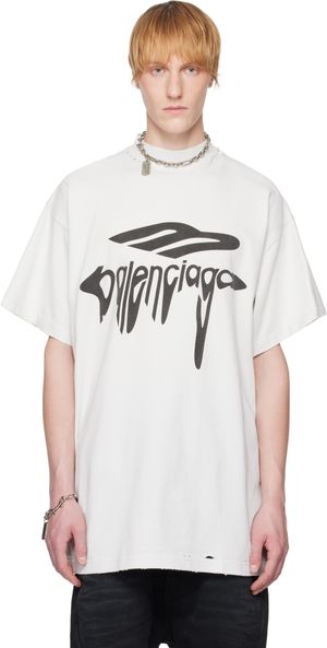 Balenciaga Off-White 3B Liquefied T-shirt