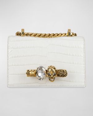 Mini Jeweled Satchel Bag