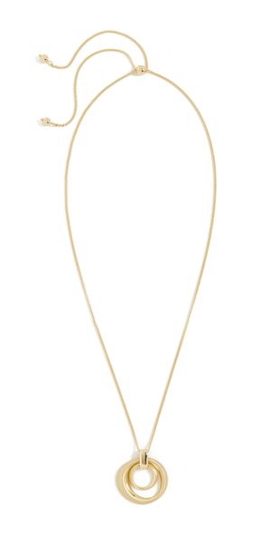 Argento Vivo Multi Circle Pendant Necklace Gold One Size