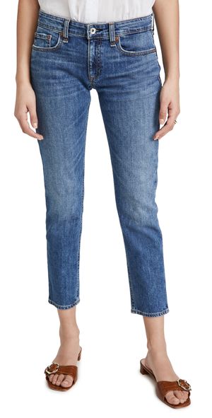 rag & bone Dre Low Rise Slim Boyfriend Jeans Julienne 26
