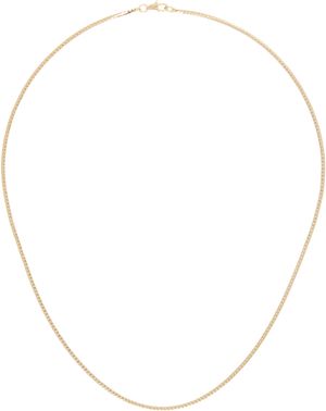 Laura Lombardi Gold Mini Omega Chain Necklace