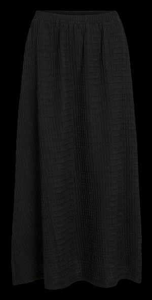 Vila - Jupe longue évasée unie - Taille XS - Noir