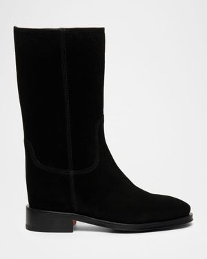 Fleeces Suede Tall Ranch Boots