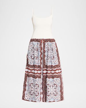 Tammy Paisley Tank Dress