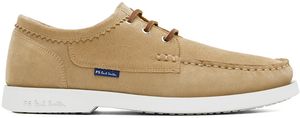 PS by Paul Smith Beige Pebble Boat Shoes