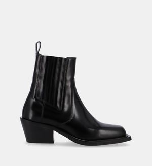 Alohas - Bottines western en cuir - Taille 41 - Noir
