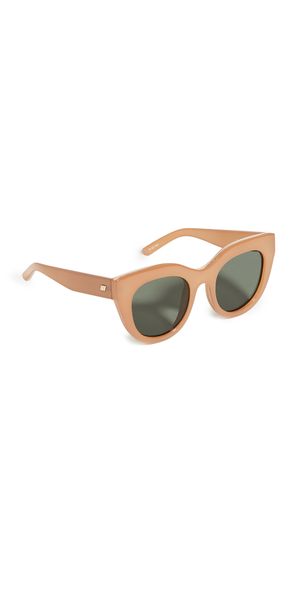 Le Specs Air Heart Sunglasses Caramel Khaki Mono One Size