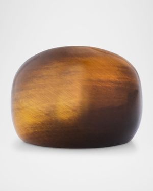 Tigers Eye Chunky Stone Statement Ring