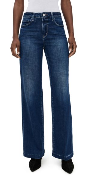 L'AGENCE Scottie High Rise Wide Leg Jeans Marvista 30