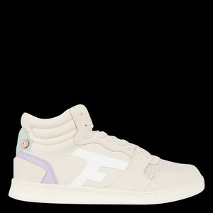 Faguo - Baskets montantes en cuir mélangé - Taille 40 - Beige