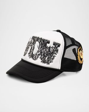 Men's Baroque Embroidered Trucker Hat