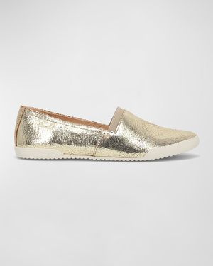 Melanie Leather Slip-On Sneakers