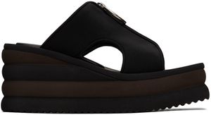 Stella McCartney Black Scuba Slides