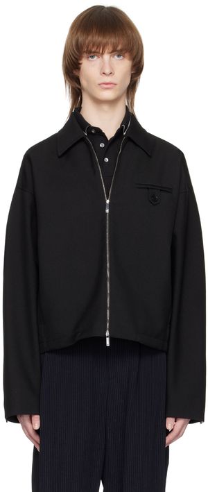 Emporio Armani Black Zip Jacket
