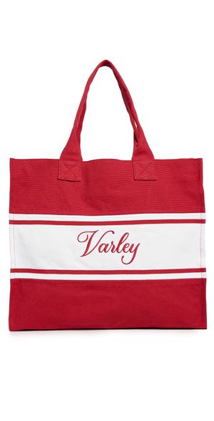 Varley Foeburn Market Tote Bag Haute Red/White One Size