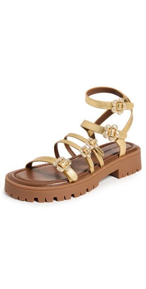 Marc Jacobs The Kiki Gladiator Sandals Gold 40