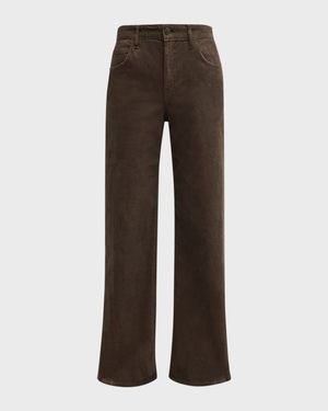 Eglitta Straight-Leg Corduroy Pants