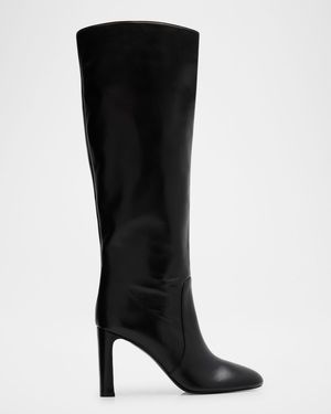 Babette Tubo Leather Knee-High Boots