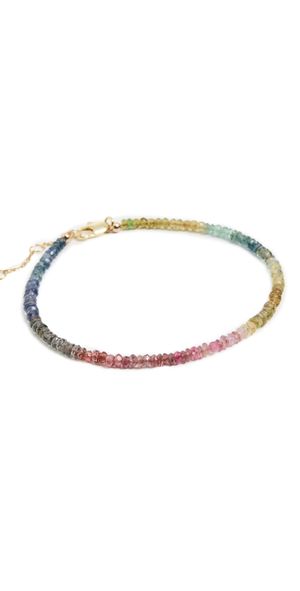 SHASHI Natasha Gemstone Bracelet Muted Rainbow One Size