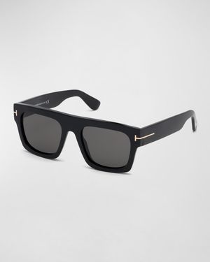 Men's Fausto Thick Acetate Sunglasses