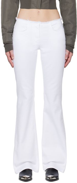 Givenchy Jean ajusté blanc