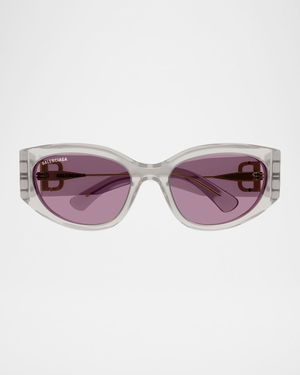 Round Acetate Sunglasses
