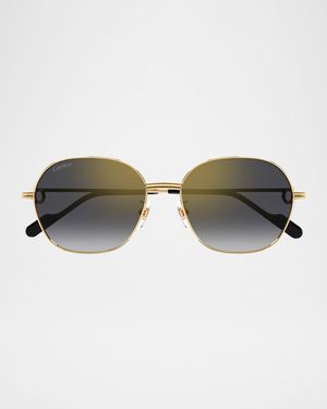 Gradient Metal Butterfly Sunglasses