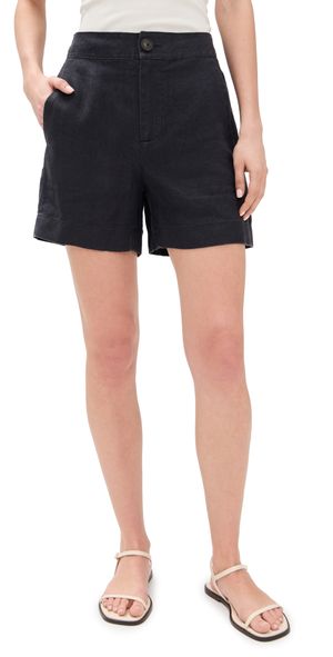 Vince Mid Rise Hemp Shorts Off White 10