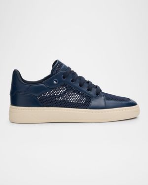 Men's Birel Leather and Mesh Low-Top Sneakers