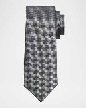 Men's Textured Solid Tie