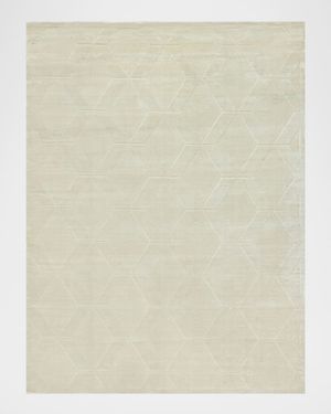 Brunello Hand-Loomed Light Beige Rug, 9' x 12'