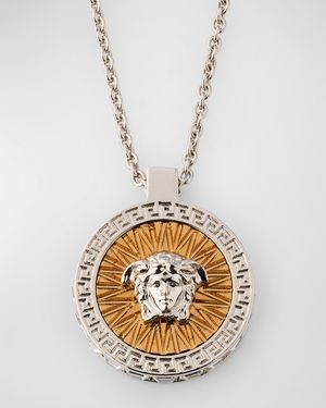 Men's Medusa Pendant Necklace