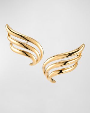 18K Large Wave Earrings