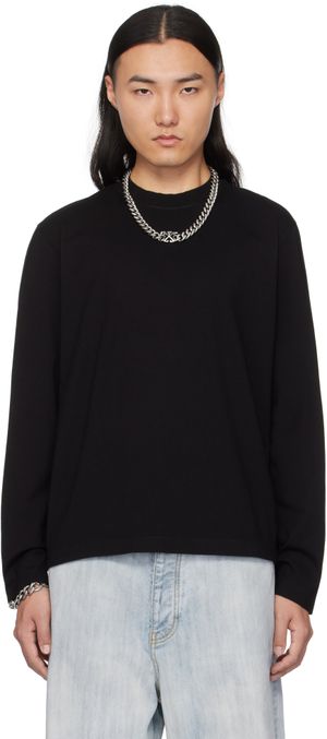 Off-White Black Vibe Arrow Skate Long Sleeve T-shirt