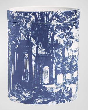Scented Candle Large Blue & White/ Giardino Settecentesco