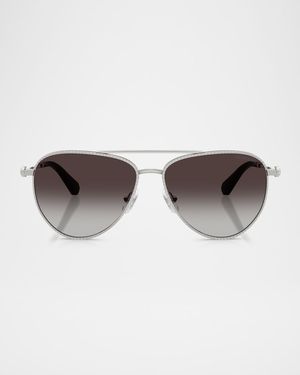 SK7031 Aviator Metal Sunglasses
