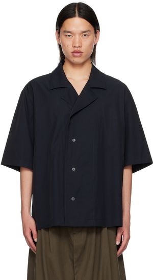 Studio Nicholson Navy Loca Shirt