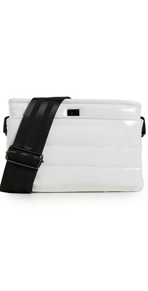 Think Royln The Original Bum Bag White Patent/Black One Size