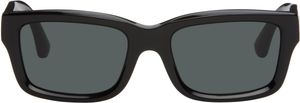 Burberry Black Rectangular Sunglasses