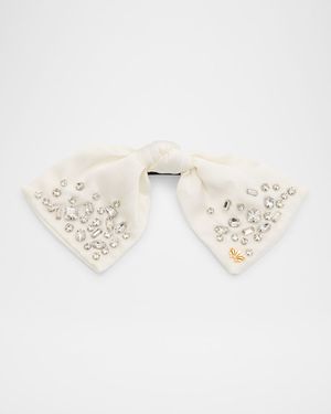 Paloma Jeweled Bow Barrette