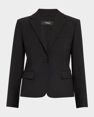 Slim One-Button Jacket